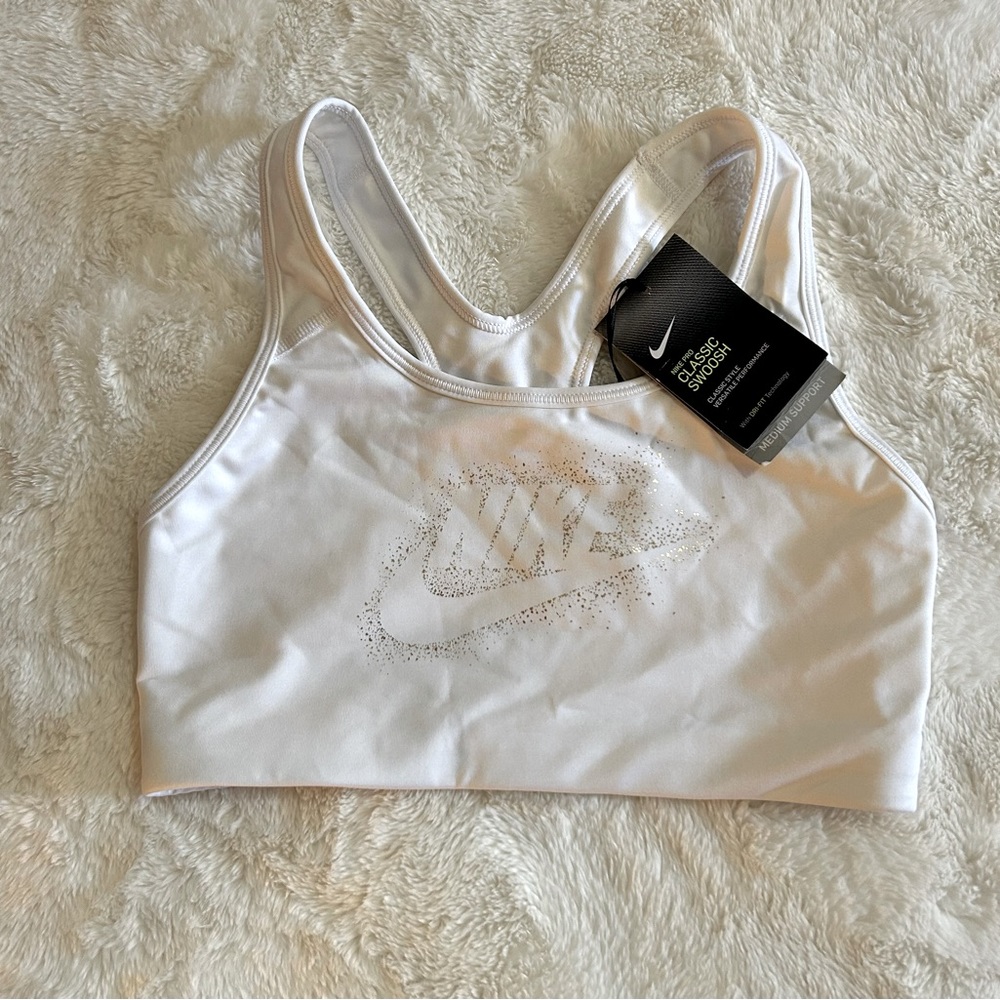 NIKE PRO, CLASSIC SWOOSH, DRY FIT, SPORT BRA